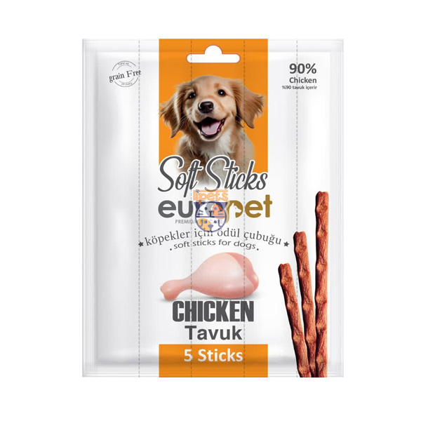 تشویقی مدادی سگ یوروپت europet طعم مرغ 5 عددی