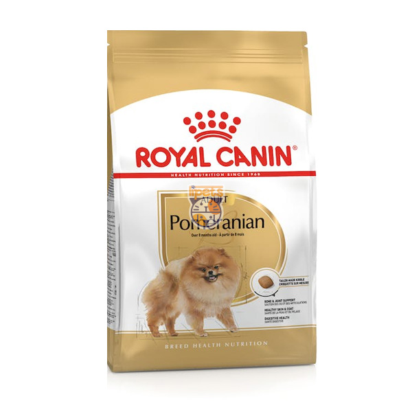 غذای خشک سگ بالغ پامرانین Pomeranian رویال کنین 1.5 کیلوگرم