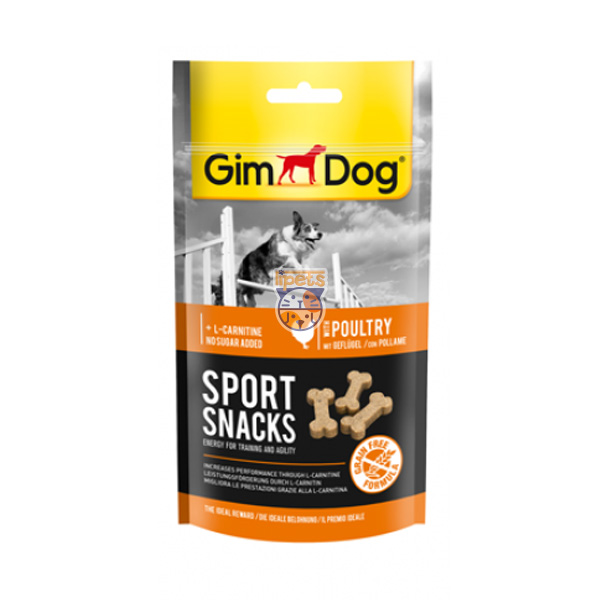 تشویقی سگ Sport Snacks جیم داگ با طعم مرغ 60 گرمی