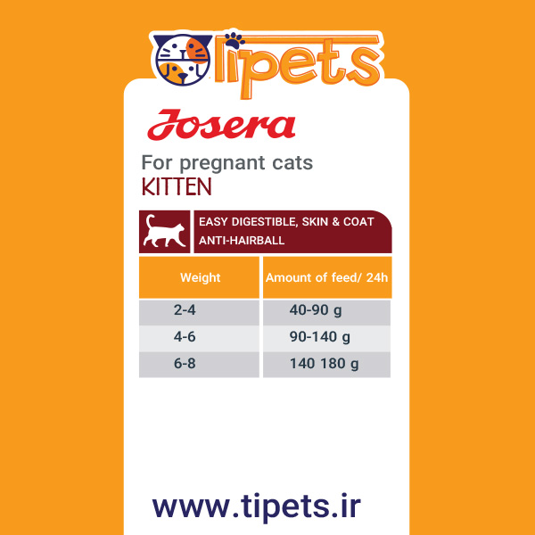 غذای خشک بچه گربه جوسرا 1 کیلوگرم