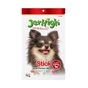 تشویقی جرهای سگ با طعم استیک (Jerhigh Stick)