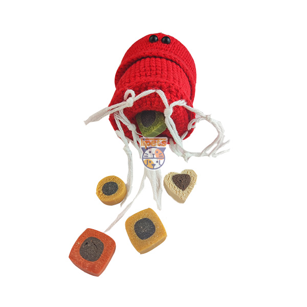 اسباب بازی عروسک کاموایی عروس دریایی جیب دار سگ و گربه تی پتس