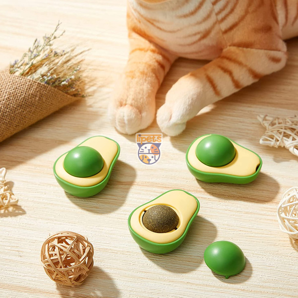 اسباب بازی و تشویقی آب نباتی کت نیپ گربه مدل آووکادو