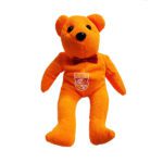عروسک خرس سگ نارنجی